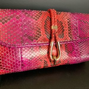 Burberry Python Clutch